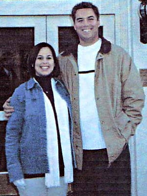 Scott and Laci Peterson in front of Lodge at Carmel. Source PWC Consulting. People's Exhibit 6.