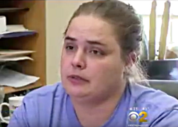 screenshot of Cassandra Cales, sister of Stacy Peterson during interview.