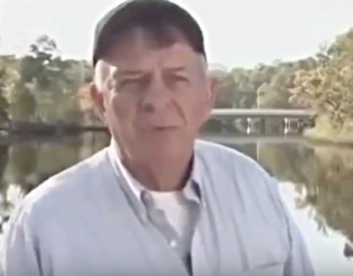 Retired Pensacola Detective Ted Chamberlain at East Lake, where Michael Goodyear drowned. Source: Death Row Stories