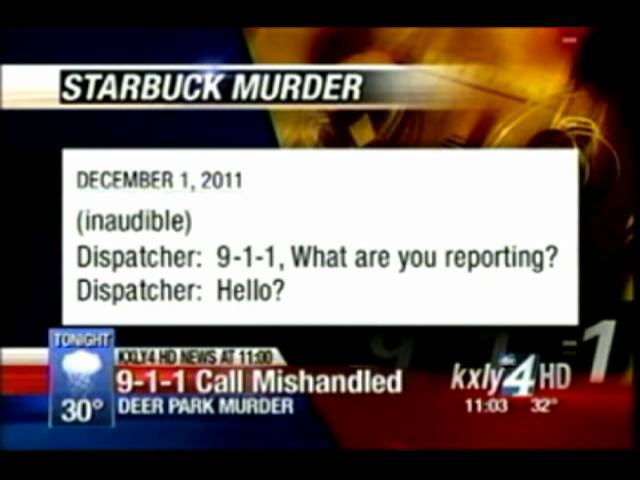 911 Call from Chanin Starbuck telephone